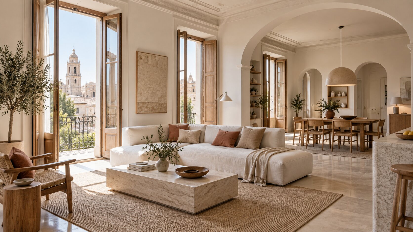 Interior reformado de estilo contemporáneo, imagen conceptual
